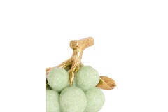 Ornament 16,5x11x11,5 cm JAGODY green+antique bronze