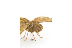 Ornament 37,5x18x6,5 cm CICADA gold