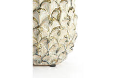 Ornament Ø18x30,5 cm NANASI ceramic olive green