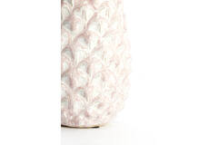 Ornament Ø18x30,5 cm NANASI ceramics light pink
