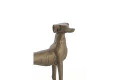 Ornament S/2 17x8x18+17x8x18 cm DOGS brown-bronze