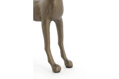 Ornament S/2 17x8x18+17x8x18 cm DOGS brown-bronze