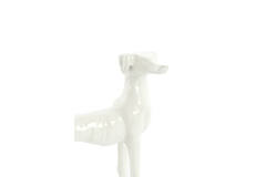 Ornament S/2 17x8x18+17x8x18 cm DOGS cream
