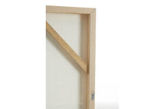 Wall ornament 60x3,5x80 cm MAREYA olive green+cream