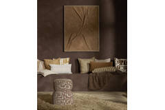Wall ornament 90x2,5x120 cm ELINOR terra