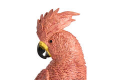 Ornament 10,5x9,5x16 cm PARROT dark pink