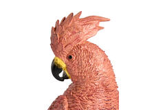 Ornament 14x13x21 cm PARROT dark pink