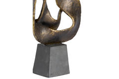 Ornament 25x16x47 cm ISOLDE antique bronze+black
