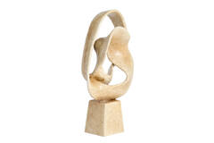 Ornament 25x16x47 cm ISOLDE antique sand