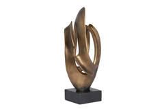 Ornament 20x19,5x47 cm LAVINIA antique bronze+black