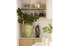 Ornament 20x19,5x47 cm LAVINIA antique bronze+black