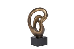Ornament 25x16,5x42,5 cm FELICIA antique bronze+black