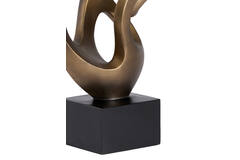 Ornament 25x16,5x42,5 cm FELICIA antique bronze+black