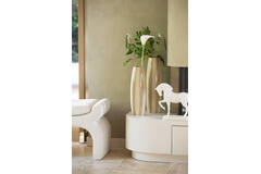 Ornament 31x10x29 cm HORSE cream