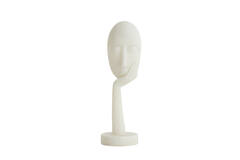 Ornament Ø12x36 cm FACE cream