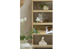 Ornament 24x9x24 cm SOLINE ceramics matt cream