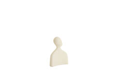 Ornament 12x5,5x16 cm HEAD cream