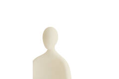 Ornament 15x6,5x21,5 cm HEAD cream