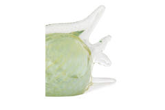 Ornament 17x5x12,5 cm FISH glass cream