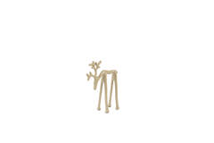 Ornament 15x6x20 cm DEER shiny sand