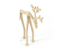 Ornament 15x6x20 cm DEER shiny sand