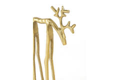 Ornament 15x6x25 cm DEER gold