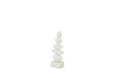 Ornament 10,5x7x30 cm MAREVA beige