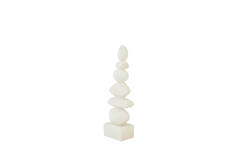 Ornament 12x7,5x37 cm MAREVA beige