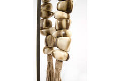 Ornament on base 12,5x12,5x50 cm CURTANI cream-brown+brown