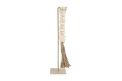 Ornament on base 12,5x12,5x50 cm CURTANI cream+sand