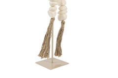 Ornament on base 12,5x12,5x50 cm CURTANI cream+sand