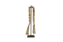 Ornament on base 12,5x12,5x50 cm CURTANO cream-brown+brown