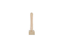 Ornament on base 10x22x40 cm RING sand
