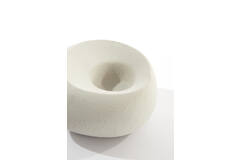 Theelicht 16x16x9 cm ALKA keramiek crème