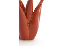 Tealight Ø13x15 cm CACTUS ceramics orange