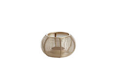 Tealight Ø11x7 cm BIANO light gold