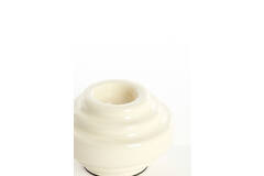 Tealight Ø11x7,5 cm WANHATI shiny cream
