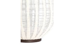 Windlicht Ø36x55 cm DAZIO linnen naturel+donker bruin hout