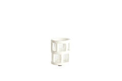 Tealight Ø8,5x10 cm ALIMOS white+glass