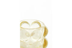 Tealight Ø8,5x6,5 cm ZADAR glass yellow