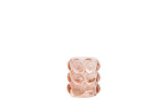Tealight Ø8,5x9 cm ZADAR glass peach