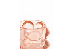 Tealight Ø8,5x9 cm ZADAR glass peach