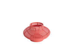 Tealight Ø15x10 cm SESTINO matt coral