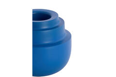 Theelicht Ø12x10 cm SALUZZO mat blauw