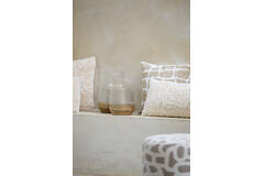 Hurricane Ø22x30 cm MINAS glass rib clear+wood natural