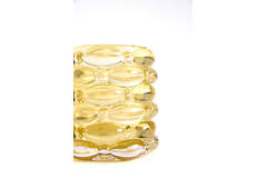 Tealight Ø9,5x9,5 cm WADLEY glass ocher yellow