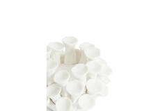 Tealight holder Ø10,5x7,5 cm DELARA porcelain cream