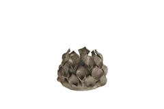 Tealight holder Ø10x8 cm SOREJA porcelain bronze