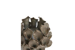 Tealight holder Ø10x8 cm SOREJA porcelain bronze
