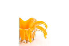 Hurricane Ø22x8 cm AVENIA glass orange
